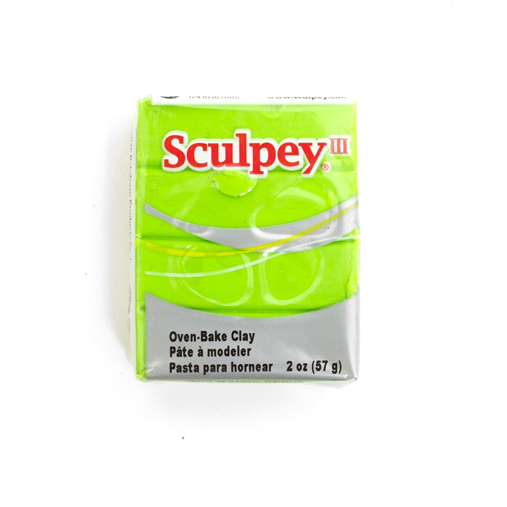 Polyform, Sculpey III, Oven Bake, Clay, 2oz, Granny Smith Apple